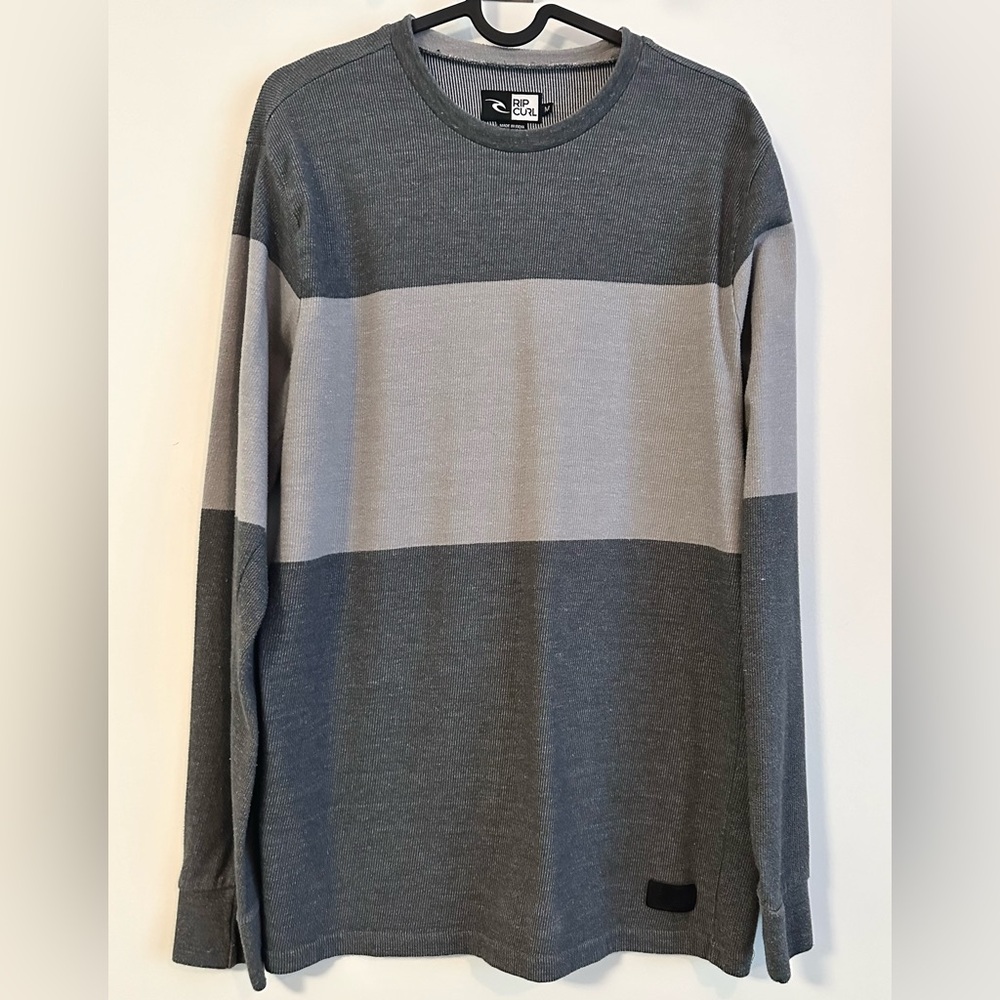 Mens Rip Curl Striped Sweater